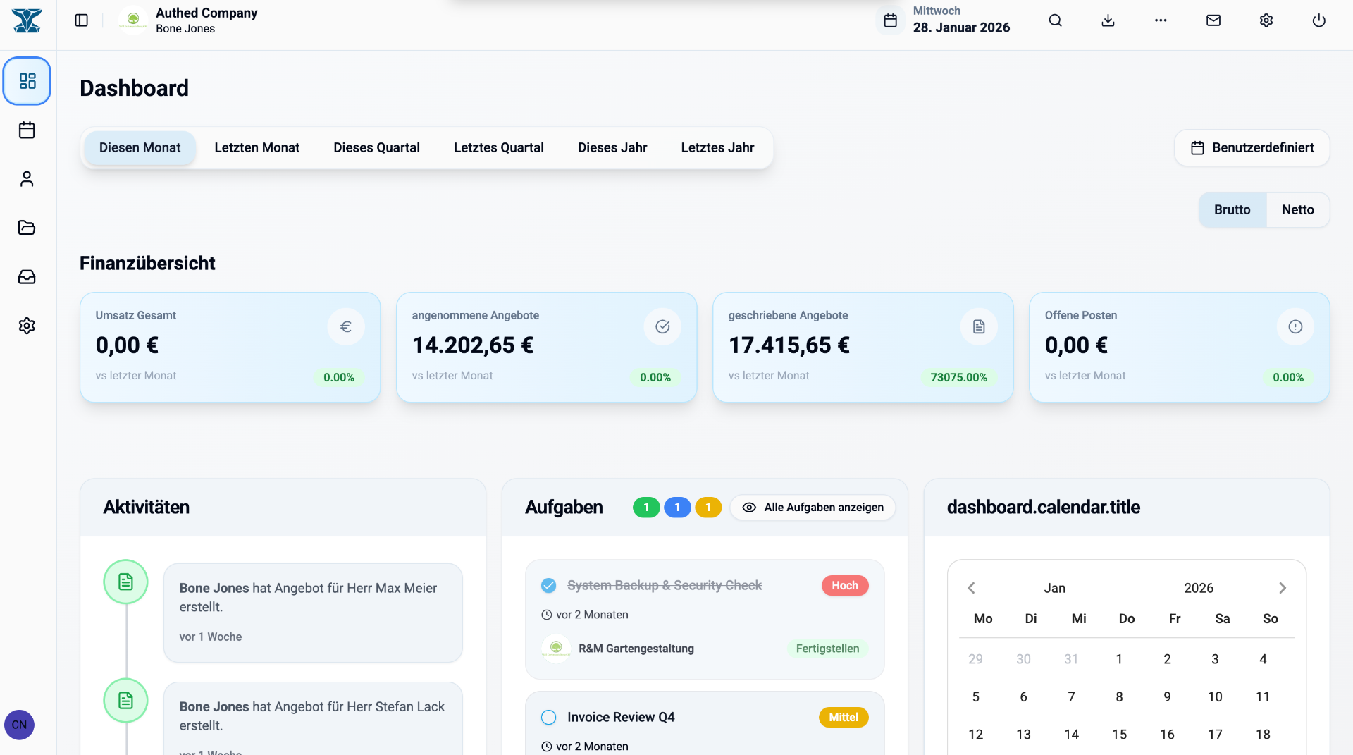 Dashboard